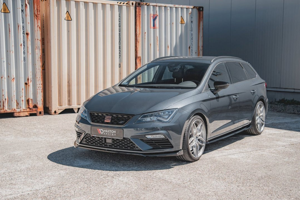 FRONT SPLITTER V7 SEAT LEON CUPRA/ FR MK3 FACELIFT (2017-2019)