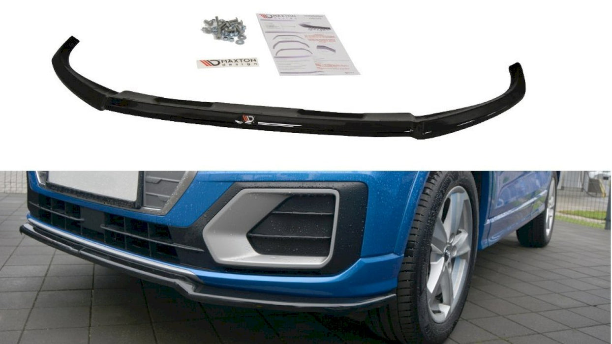 FRONT SPLITTER V.1 AUDI Q2 MK1 SPORT 2016 - ONWARDS