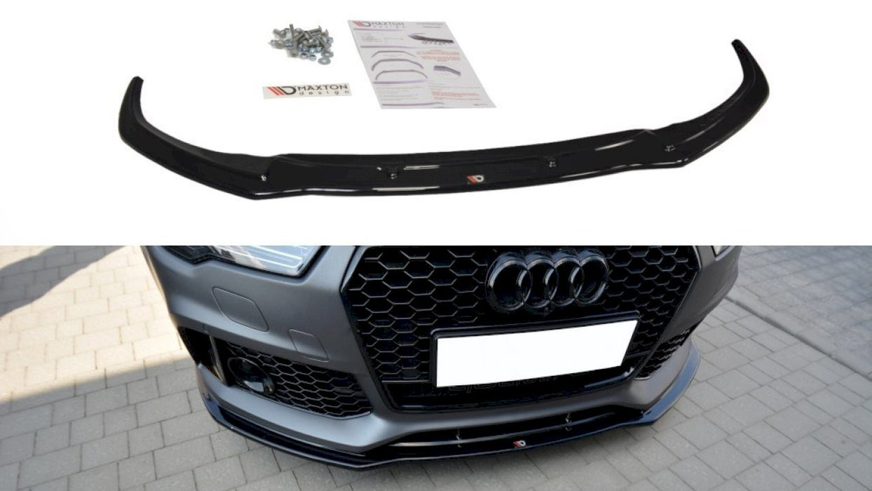 FRONT SPLITTER V.1 AUDI RS7 FACELIFT (2014-2017)