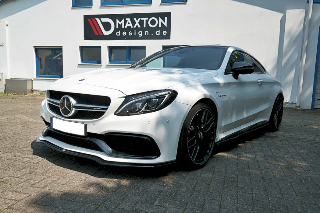 FRONT SPLITTER V.1 MERCEDES C 205 63 AMG COUPE (2016-2018)