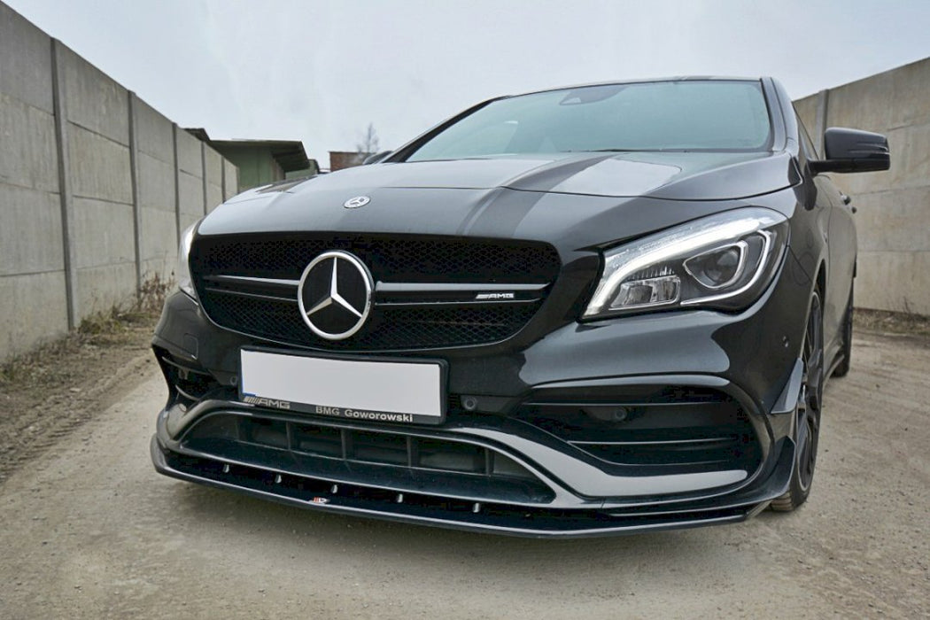 FRONT SPLITTER V.1 MERCEDES CLA 45 AMG C117 (FACELIFT) (2017-UP)