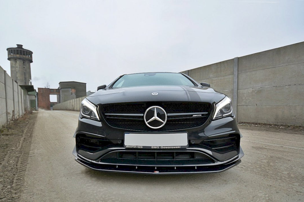 FRONT SPLITTER V.1 MERCEDES CLA 45 AMG C117 (FACELIFT) (2017-UP)