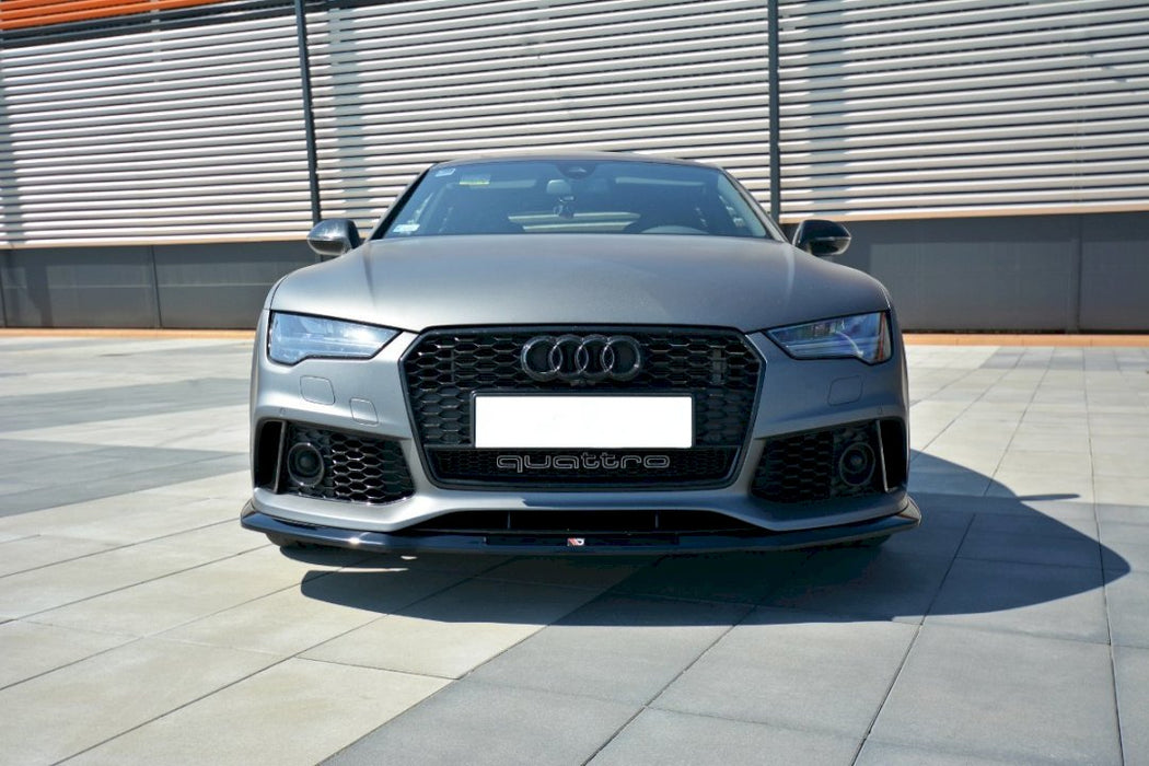 FRONT SPLITTER V.2 AUDI RS7 FACELIFT (2014-2017)