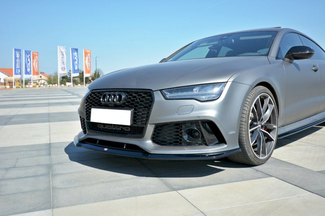 FRONT SPLITTER V.2 AUDI RS7 FACELIFT (2014-2017)