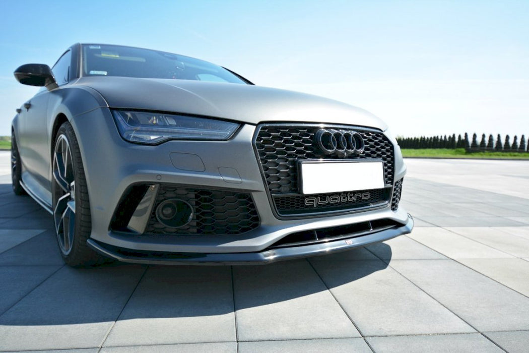 FRONT SPLITTER V.2 AUDI RS7 FACELIFT (2014-2017)