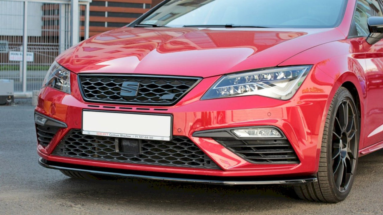 FRONT SPLITTER V.1 SEAT LEON MK 3.5 CUPRA/FR (2017-2019)