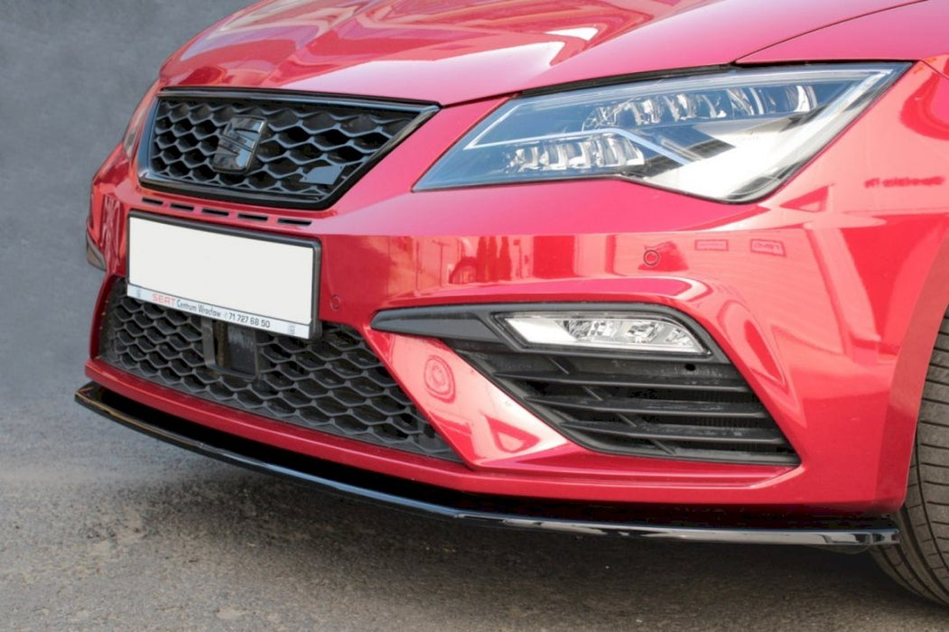 FRONT SPLITTER V.1 SEAT LEON MK 3.5 CUPRA/FR (2017-2019)