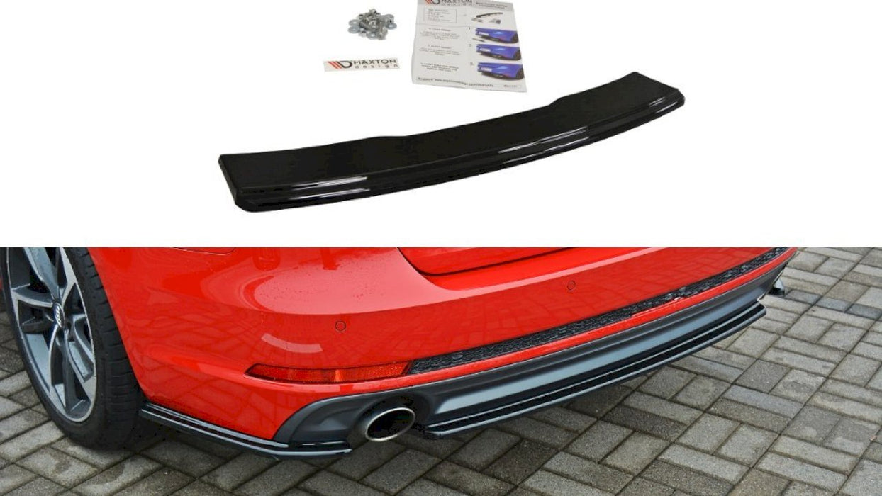 CENTRAL REAR SPLITTER AUDI A4 B9 S-LINE AVANT (2015 - UP)