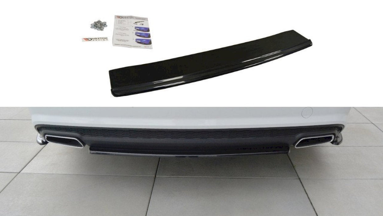 CENTRAL REAR SPLITTER AUDI A6 C7 AVANT SLINE FACELIFT (2014- 2018)