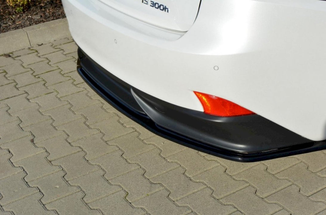 CENTRAL REAR SPLITTER LEXUS IS 300H MK3 (WITHOUT VERTICAL BARS) (2013- 2016)