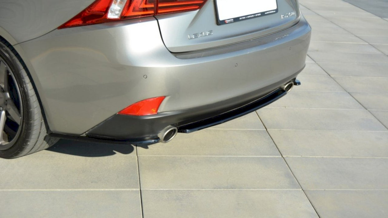 CENTRAL REAR SPLITTER LEXUS IS 200T MK3 (WITHOUT VERTICAL BARS) (2013- 2016)