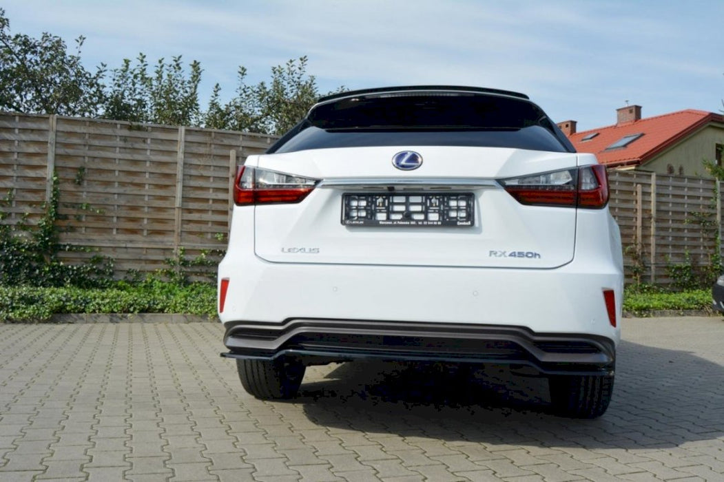 CENTRAL REAR SPLITTER LEXUS RX MK4 H (WITHOUT VERTICAL BARS)