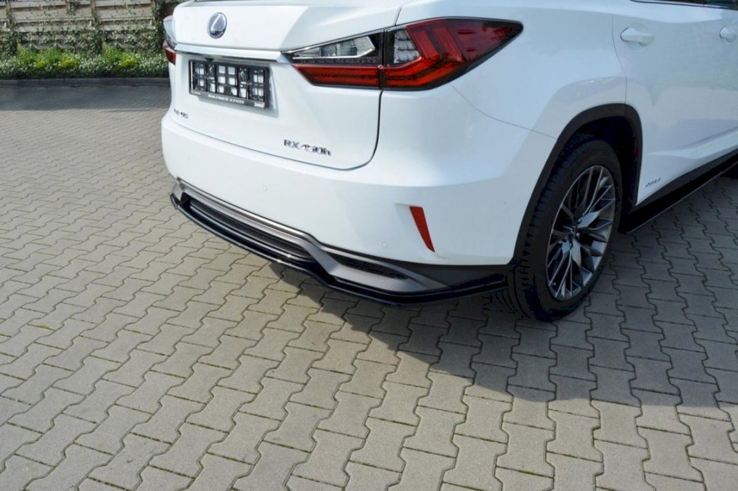 CENTRAL REAR SPLITTER LEXUS RX MK4 H (WITHOUT VERTICAL BARS)