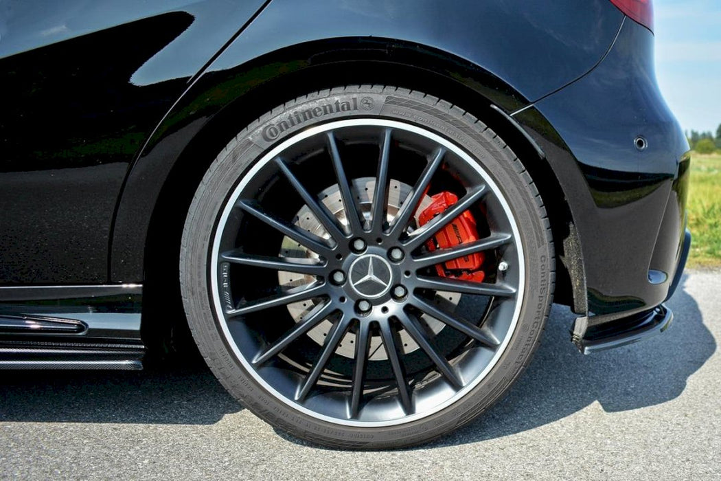 REAR SIDE SPLITTERS MERCEDES A W176 AMG FACELIFT