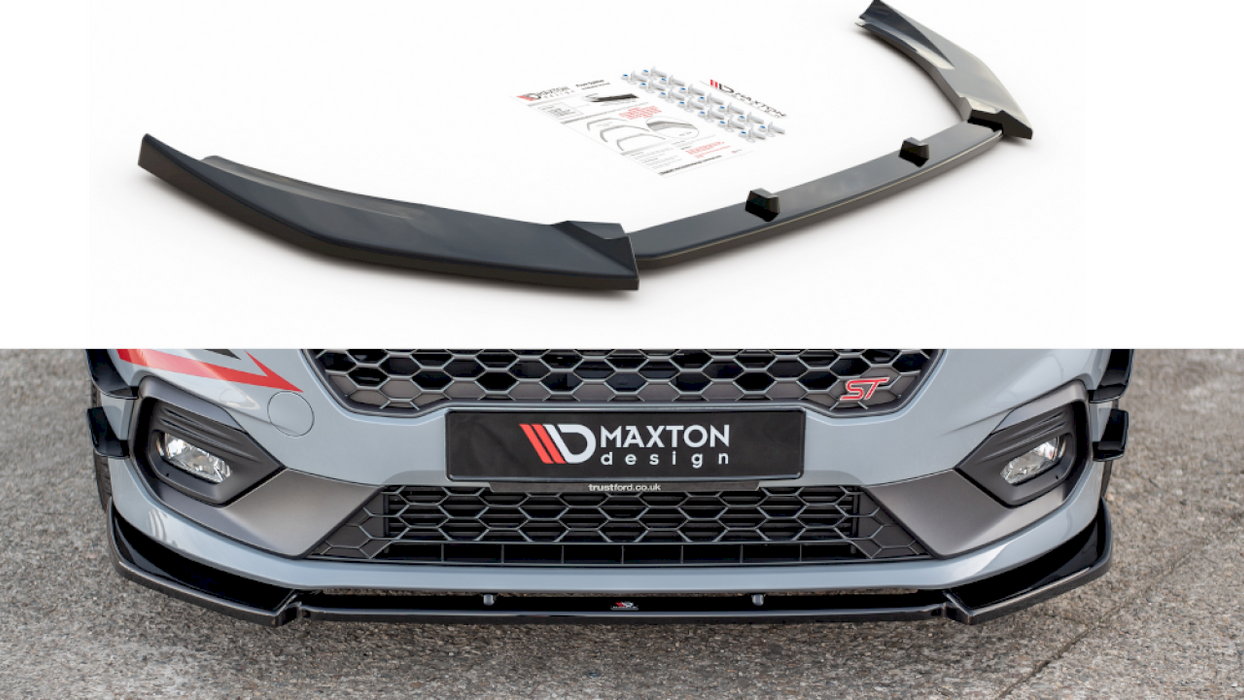 FRONT SPLITTER V.7 FORD FIESTA MK8 ST / ST-LINE (2017-)