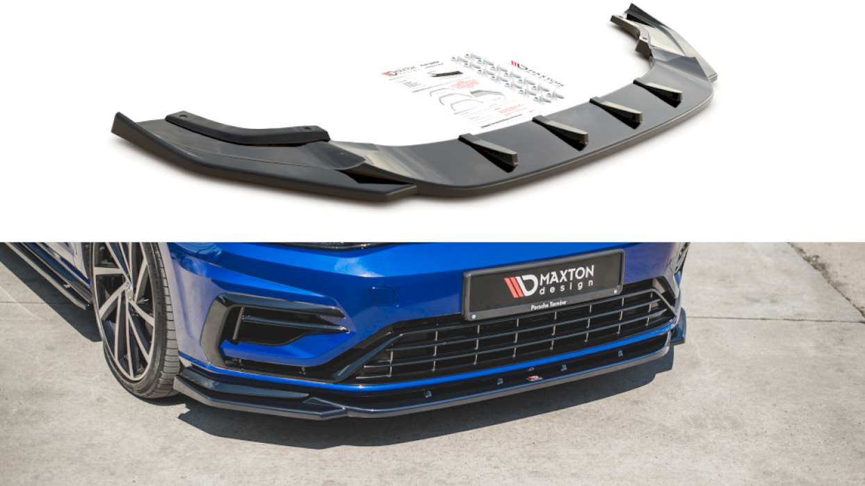 FRONT SPLITTER V.9 VW GOLF 7 R / R-LINE FACELIFT