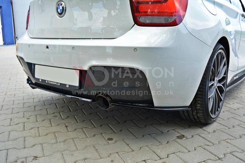 CENTRAL REAR SPLITTER BMW 1 F20/F21 M-POWER (WITHOUT VERTICAL BARS)