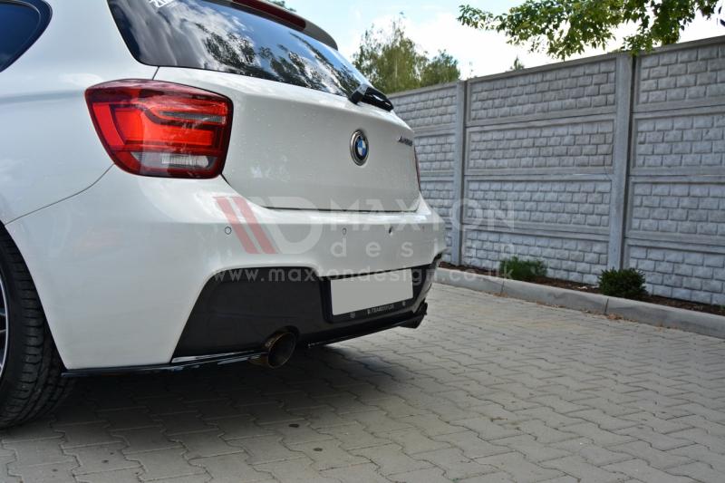 CENTRAL REAR SPLITTER BMW 1 F20/F21 M-POWER (WITHOUT VERTICAL BARS)