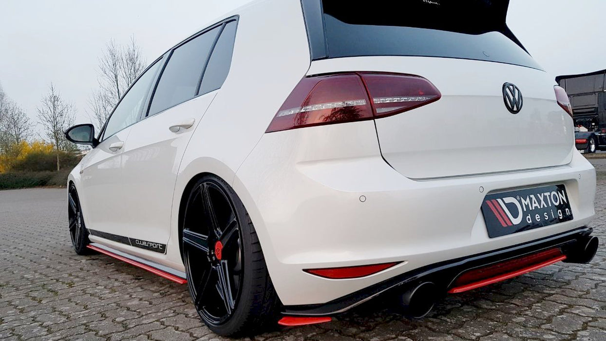 Central Rear Splitter VW GOLF MK7 GTI Clubsport (2016-2017)