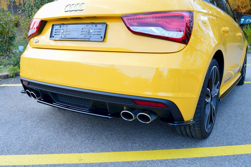 REAR CENTRAL SPLITTER AUDI S1 MK1 (2014-2018)