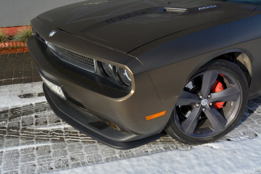 FRONT SPLITTER DODGE CHALLENGER MK3 PHASE-1 SRT8 COUPE (2008-14)