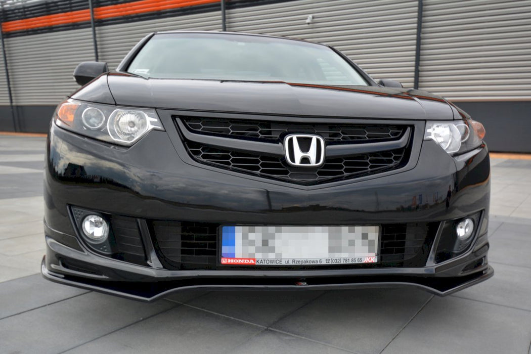 FRONT SPLITTER HONDA ACCORD MK8 TYPE-S (CU-SERIES) PRE-FACELIFT SEDAN (2009-2011)