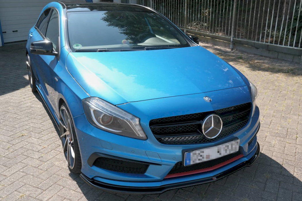 FRONT SPLITTER MERCEDES A-CLASS W176 AMG-LINE PRE-FACELIFT (2013-2015)