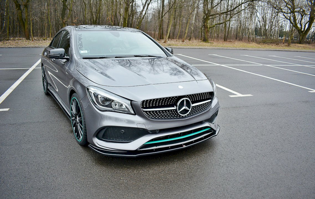 FRONT SPLITTER V.1 MERCEDES-BENZ CLA C117 AMG-LINE FACELIFT (2017-UP)