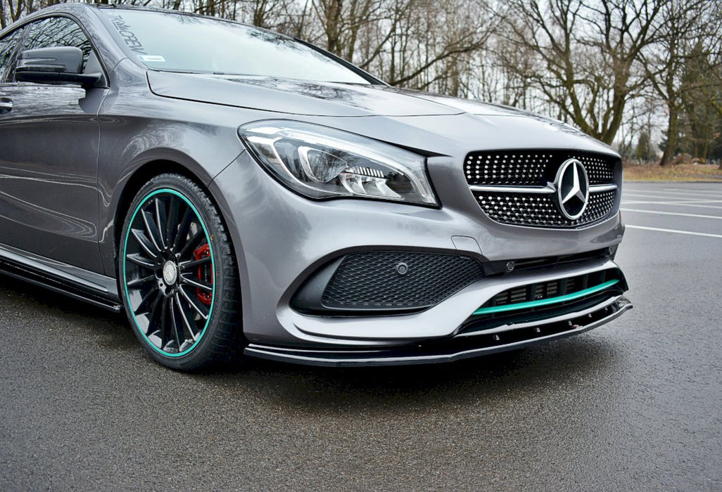 FRONT SPLITTER V.1 MERCEDES-BENZ CLA C117 AMG-LINE FACELIFT (2017-UP)