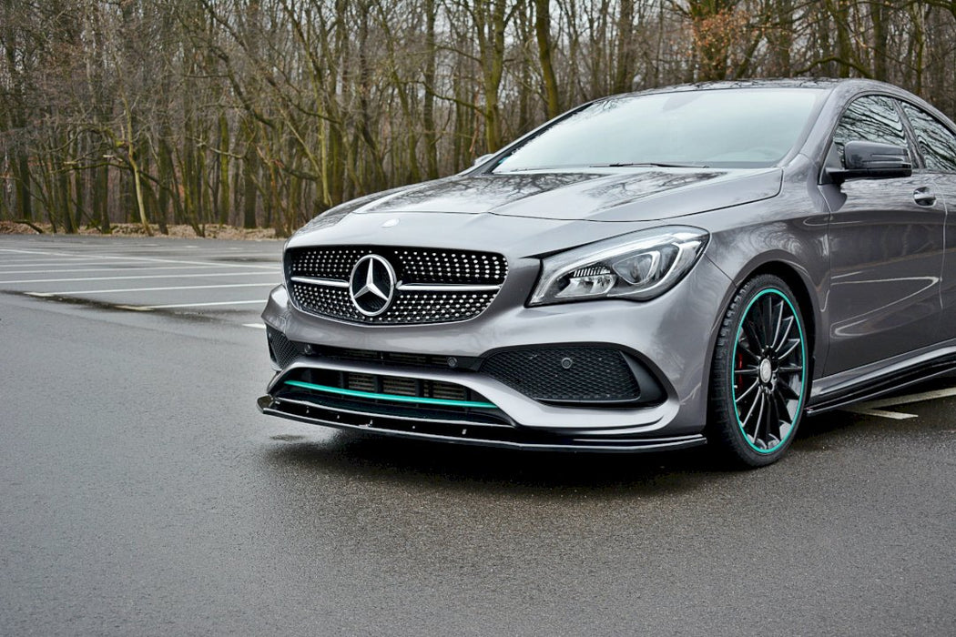 FRONT SPLITTER V.1 MERCEDES-BENZ CLA C117 AMG-LINE FACELIFT (2017-UP)