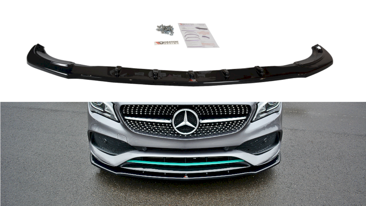 FRONT SPLITTER V.1 MERCEDES-BENZ CLA C117 AMG-LINE FACELIFT (2017-UP)