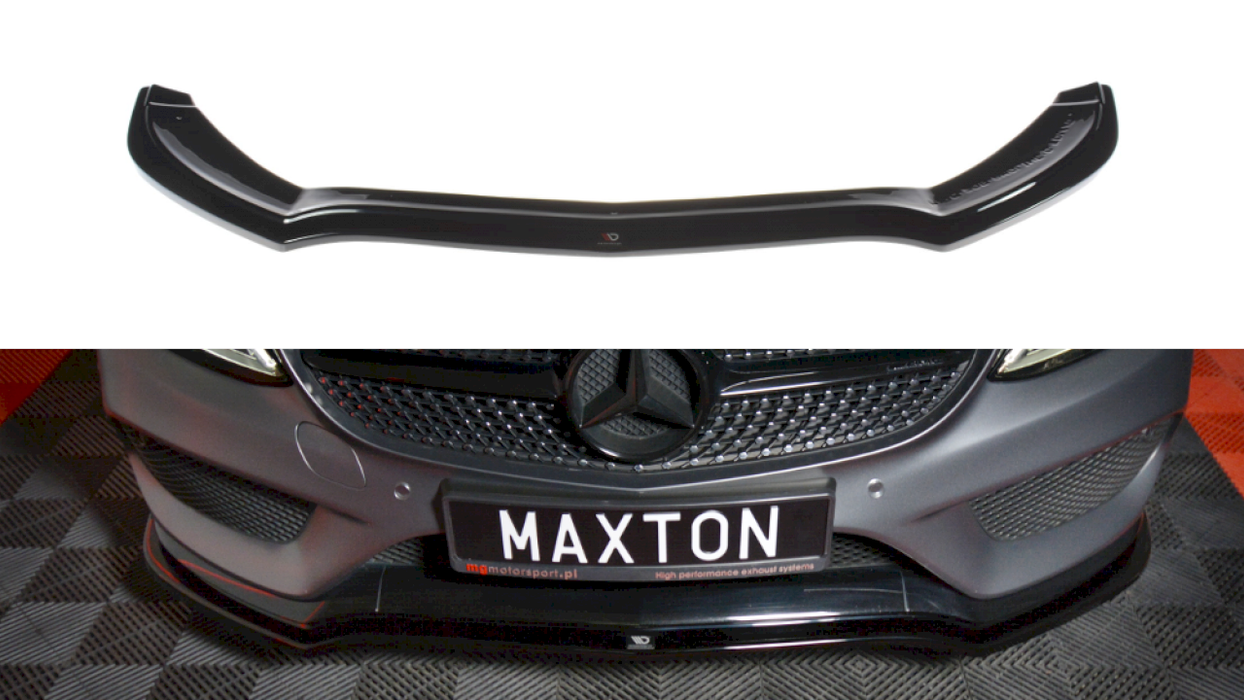 FRONT SPLITTER MERCEDES C-CLASS W205 COUPE AMG-LINE (2015-2018)