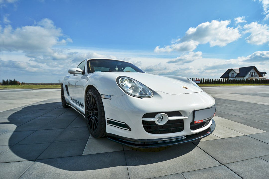 FRONT SPLITTER V.2 PORSCHE CAYMAN S 987C (2006-09)