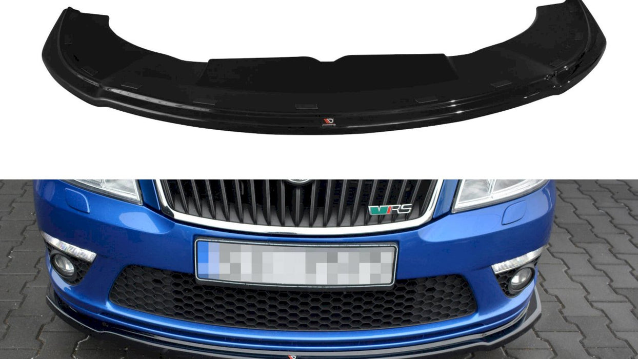 FRONT SPLITTER V.2 SKODA OCTAVIA MK2 VRS FACELIFT (2008-2013)