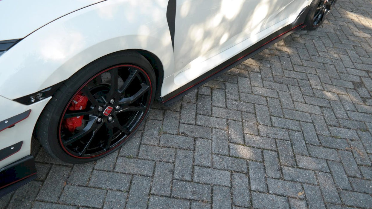 RACING SIDE SKIRTS SPLITTERS HONDA CIVIC MK10 TYPE-R (2017-UP)
