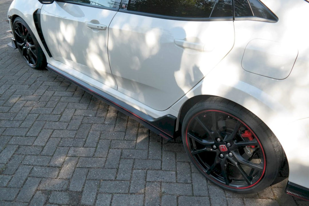 RACING SIDE SKIRTS SPLITTERS HONDA CIVIC MK10 TYPE-R (2017-UP)
