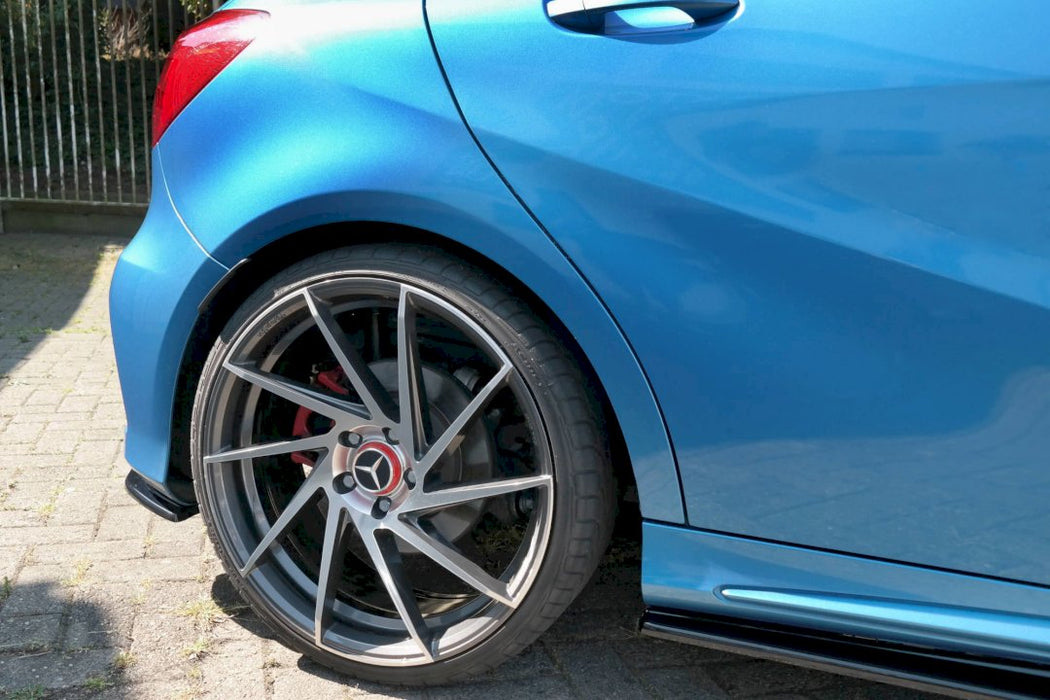 REAR SIDE SPLITTERS MERCEDES A-CLASS W176 AMG-LINE PRE-FACELIFT (2013-2015)
