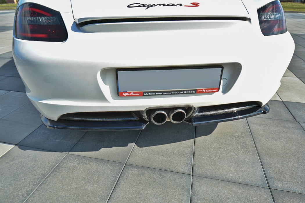 REAR SIDE SPLITTERS PORSCHE CAYMAN S 987C (2006-09)