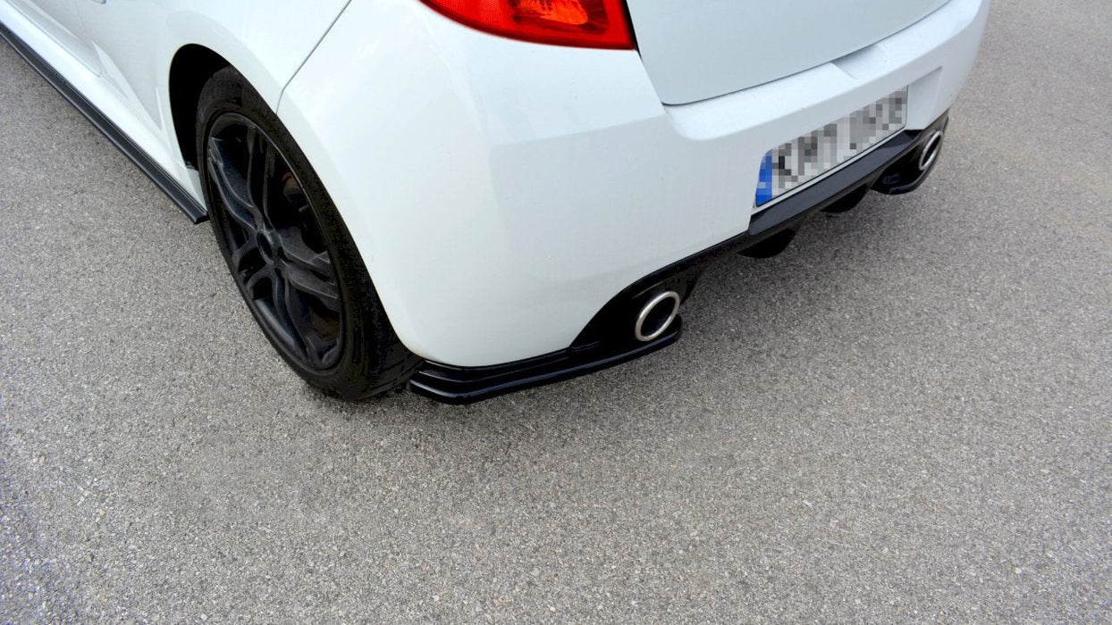 REAR SIDE SPLITTERS RENAULT CLIO MK3 RS FACELIFT (2009-2012)