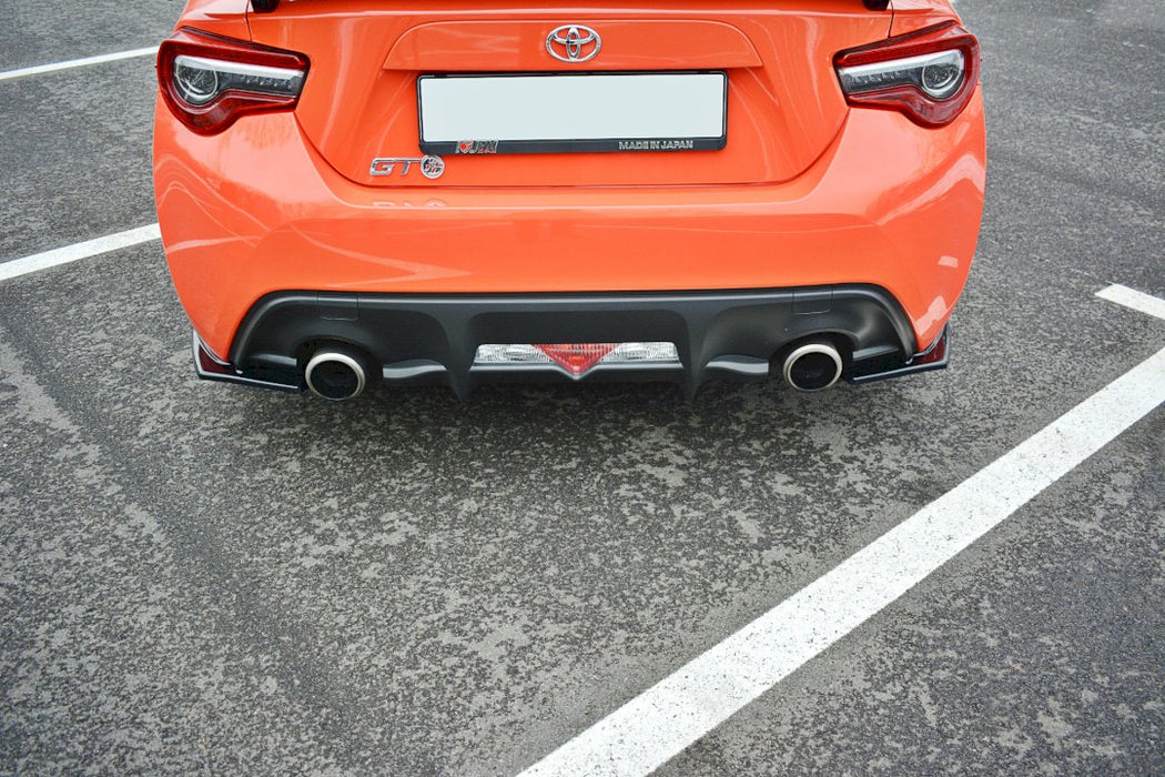 REAR SIDE SPLITTERS V.1 TOYOTA GT86 FACELIFT (2017-UP)