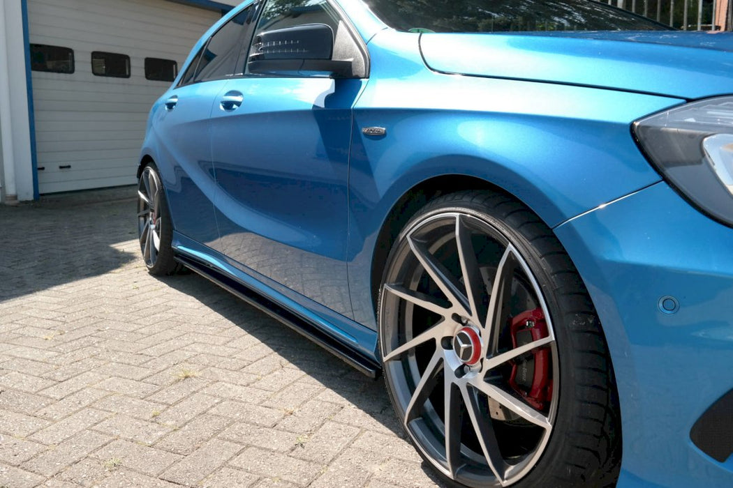 SIDE SKIRTS SPLITTERS MERCEDES A-CLASS W176 AMG-LINE PRE-FACELIFT (2013-2015)