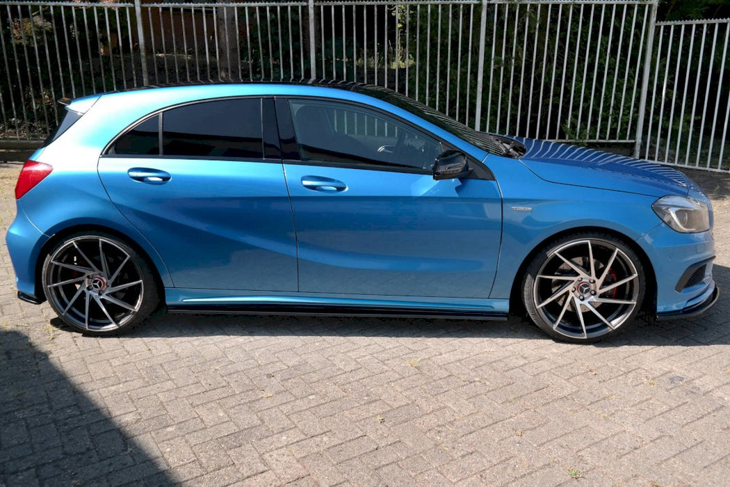 SIDE SKIRTS SPLITTERS MERCEDES A-CLASS W176 AMG-LINE PRE-FACELIFT (2013-2015)