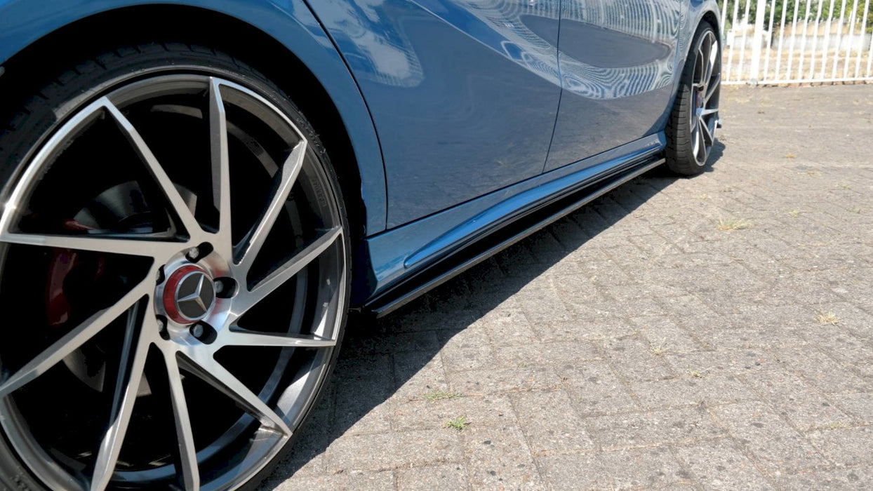 SIDE SKIRTS SPLITTERS MERCEDES A-CLASS W176 AMG-LINE PRE-FACELIFT (2013-2015)