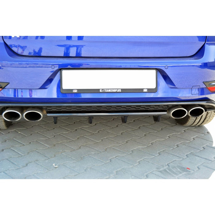 CENTRAL REAR SPLITTER VW GOLF VII R (FACELIFT) (2017-)