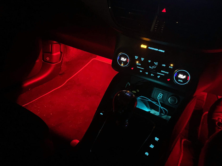 Chaser Edition RGB Footwell Kit - MK3 Focus All Models - Car Enhancements UK