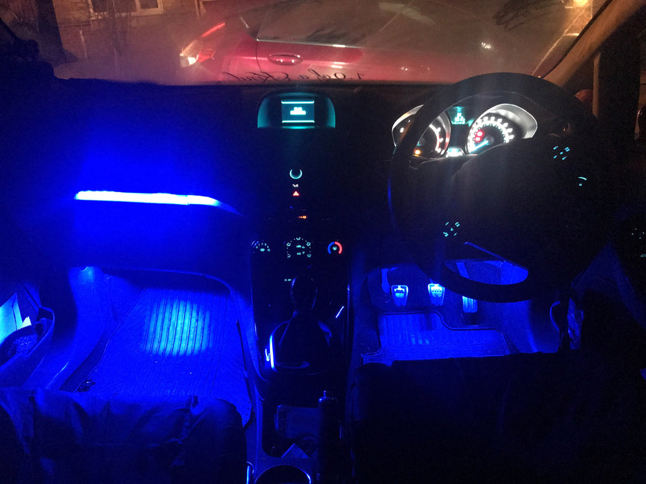 Enhanced Edition Bluetooth RGB Glove Box & Footwell Kit - Car Enhancements UK