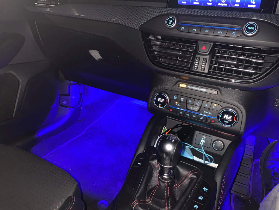 Chaser Edition RGB Footwell Kit - MK8 Fiesta All Models - Car Enhancements UK