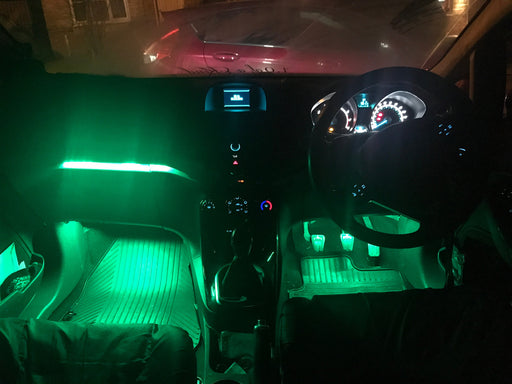 Enhanced Edition Bluetooth RGB Glove Box & Footwell Kit - Car Enhancements UK