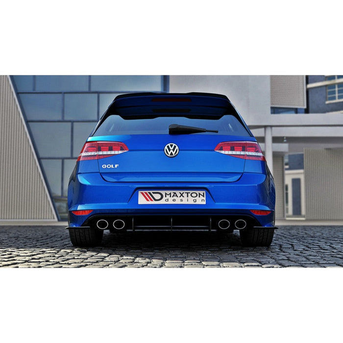 Maxton Design VW Golf R MK7 Hatchback (2013-2016) Rear Diffuser & Rear Side Splitters
