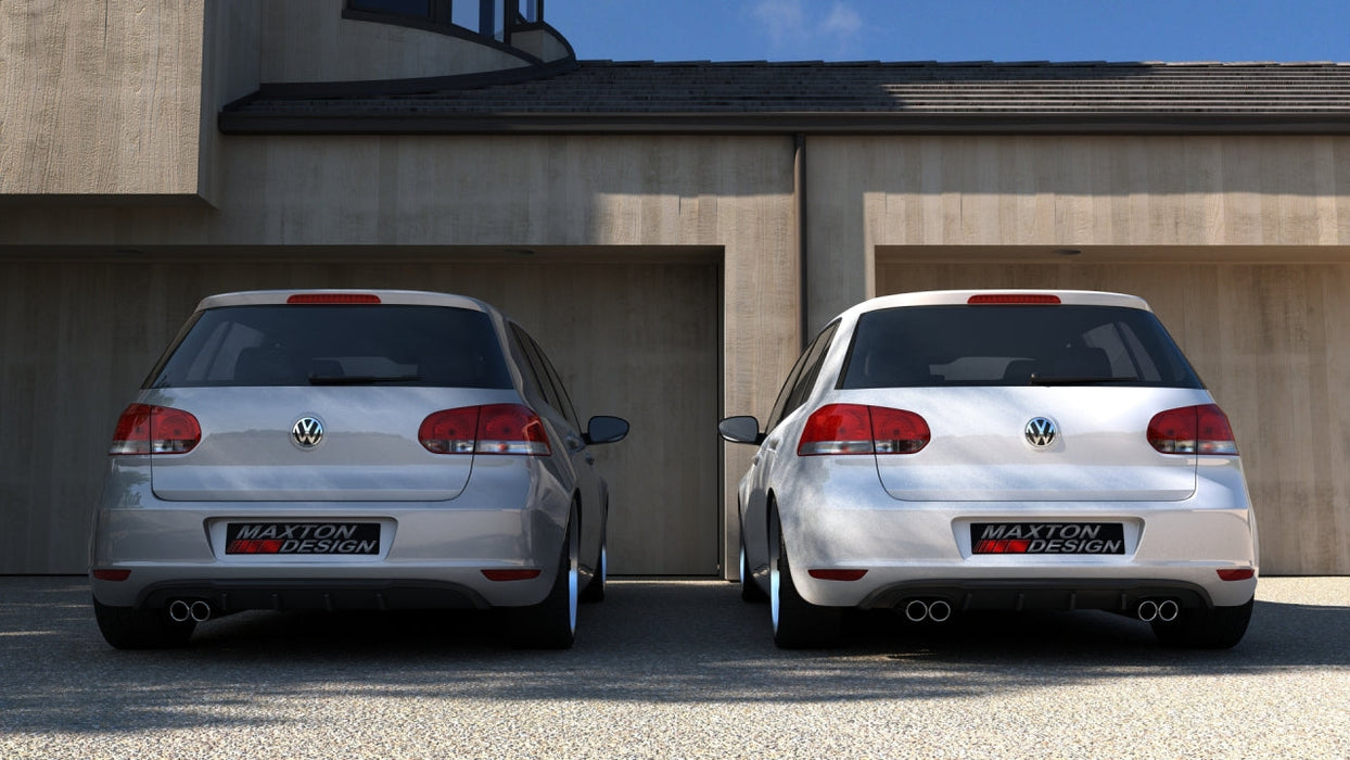 Rear Valance VW GOLF MK6 with 2 Exhaust Holes